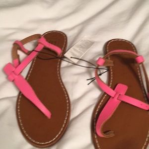 Pink sandals